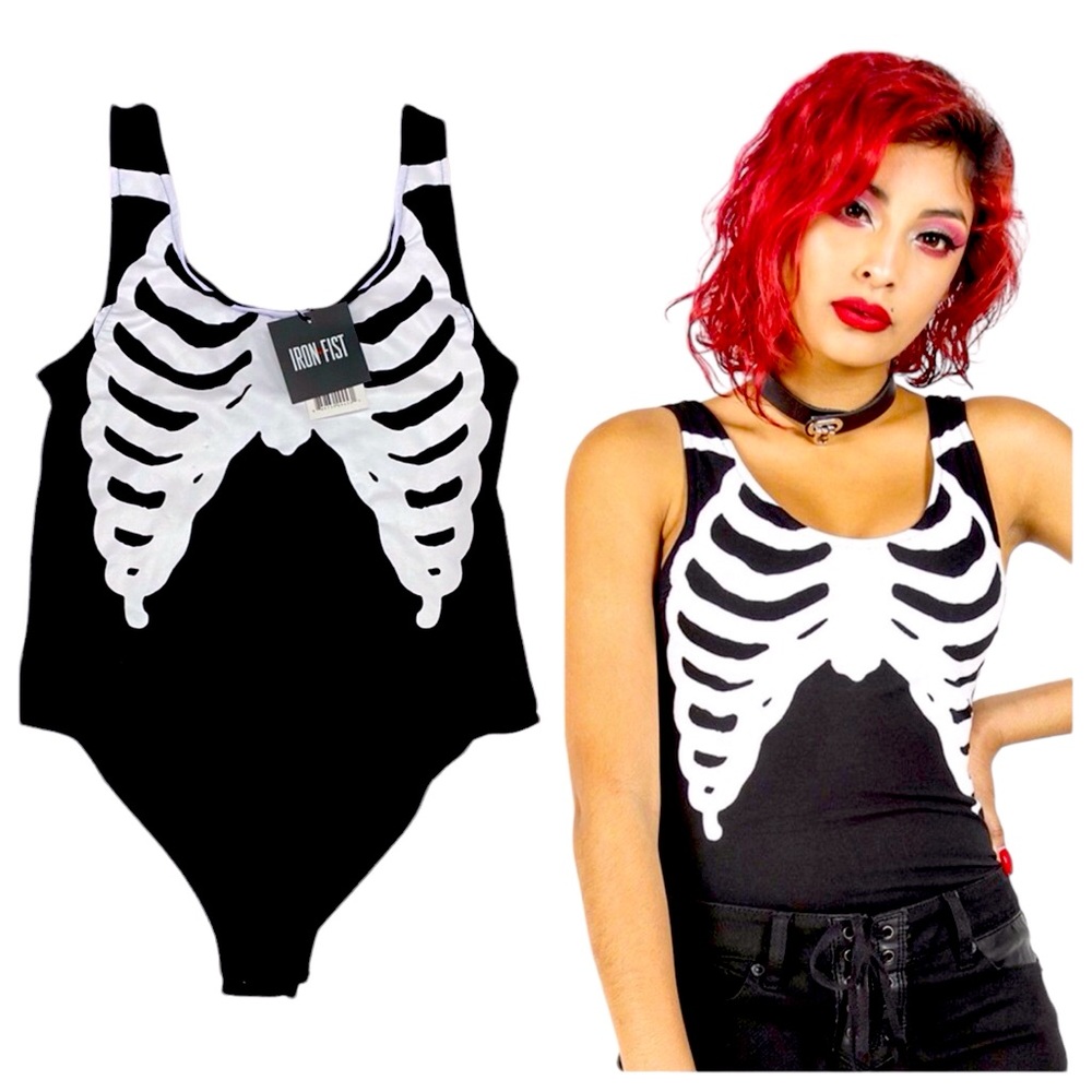 Iron Fist Bone In Bodysuit Women Color Black Size M